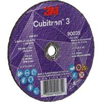 Meule &agrave; tronçonner Cubitron 3, 4" x 1/8", Arbre de 3/8", Type T1, C&eacute;ramique, 21000 Tr/min PB Rental Co. Ltd.