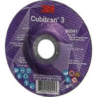 Meule &agrave; tronçonner Cubitron 3, 4-1/2" x 0,045", Arbre de 7/8", Type T27, C&eacute;ramique, 13 300 Tr/min PB Rental Co. Ltd.