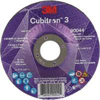 Meule &agrave; tronçonner Cubitron 3, 4-1/2" x 1/8", Arbre de 7/8", Type T27, C&eacute;ramique, 13 300 Tr/min PB Rental Co. Ltd.