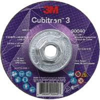 Meule &agrave; tronçonner Cubitron 3, 4-1/2" x 0,045", Arbre de 5/8"-11, Type T27, C&eacute;ramique, 13 300 Tr/min PB Rental Co. Ltd.