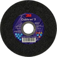 Disque de coupe Cubitron 3, 5" x 9/32", Arbre de 3/8", Type 41 PB Rental Co. Ltd.