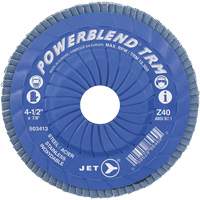 Disque &agrave; lamelles ajustables TRM Powerblend, 4-1/2" x 7/8", Type 29, Grain Z40, Zirconium PB Rental Co. Ltd.
