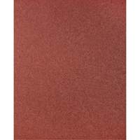 Feuille de papier abrasif grossier pour le m&eacute;tal R243 AO, 9" x 11", Grain 80, Oxyde d'aluminium PB Rental Co. Ltd.