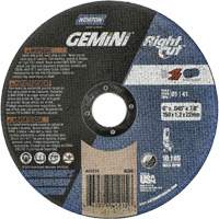 Gemini RightCut Right Angle Cut-Off Wheel, 6" x 0.045", 7/8" Arbor, Type 01/41, Aluminum Oxide, 10185 RPM PB Rental Co. Ltd.