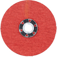 Disque de verrouillage en fibres avec fixation Speed-Change, 4-1/2" dia., Grain 24, C&eacute;ramique d'alumine PB Rental Co. Ltd.