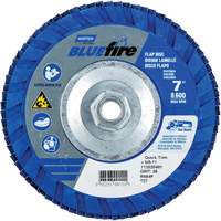 BlueFire&reg; Standard-Density Flap Disc, 7" x 5/8"-11, Type 27, P36 Grit, Zirconia Alumina PB Rental Co. Ltd.