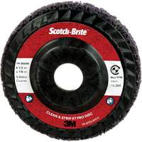 Disque Clean and Strip XT Pro XO-DC Scotch-Brite, 4-1/2" dia., Grain Extra grossier, Carbure de silicium PB Rental Co. Ltd.