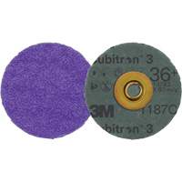 Disque en fibre Roloc Cubitron 3, 3" dia., Grain 36+, C&eacute;ramique PB Rental Co. Ltd.