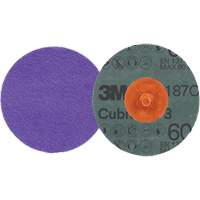 Disque en fibre Roloc Cubitron 3, 3" dia., Grain 60+, C&eacute;ramique PB Rental Co. Ltd.