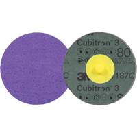 Cubitron 3 Roloc Fibre Disc, 2" Dia., 80+ Grit, Ceramic PB Rental Co. Ltd.
