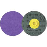 Cubitron 3 Roloc Fibre Disc, 4" Dia., 80+ Grit, Ceramic PB Rental Co. Ltd.