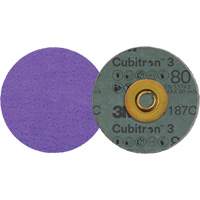 Cubitron 3 Roloc Fibre Disc, 3" Dia., 80+ Grit, Ceramic PB Rental Co. Ltd.
