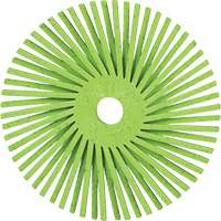 Brosse radiale en soies de pr&eacute;cision type A PN-RB Scotch-Brite , C&eacute;ramique, Grain 50+, 3" dia. PB Rental Co. Ltd.