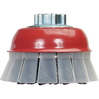 Brosse-boisseau &agrave; fils nou&eacute;s avec protecteur, 4" dia. x 5/8"-11 arbre PB Rental Co. Ltd.