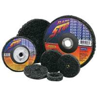 Bear-Tex&reg; Rapid Strip Non-Woven Depressed Center Disc, 4-1/2" Dia., Extra Coarse Grit, Silicon Carbide PB Rental Co. Ltd.