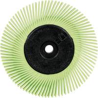 Scotch-Brite Type A Precision Radial Bristle Brush PN-RB with Adapter, Ceramic, 50+ Grit, 6" Dia. PB Rental Co. Ltd.