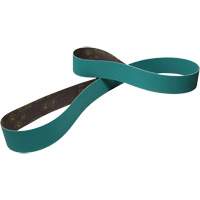 Courroie de ponçage en tissu, 3/4" la x 18" lo, Alumine de zirconium, Grain 40 PB Rental Co. Ltd.