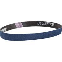 Courroie abrasive en tissu Bluefire, 3/4" la x 18" lo, Alumine de zirconium, Grain 120 PB Rental Co. Ltd.