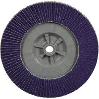 Disque &agrave; lamelles plate 1169F Cubitron 3 &agrave; changement rapide, 6" x 5/8"-11, Type T27, Grain 80+, C&eacute;ramique PB Rental Co. Ltd.