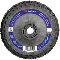 Disque &agrave; lamelles conique 1169F Cubitron 3 &agrave; changement rapide, 5" x 5/8"-11, Type T29, Grain 40+, C&eacute;ramique PB Rental Co. Ltd.