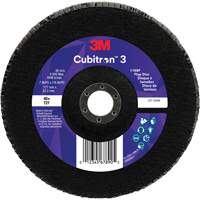 Disque &agrave; lamelles plate 1169F Cubitron 3, 7" x 7/8", Type T27, Grain 40+, C&eacute;ramique PB Rental Co. Ltd.