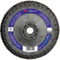 Disque &agrave; lamelles Cubitron 3 1169F, 5" x 5/8"-11, Type T27, Grain 40+, C&eacute;ramique PB Rental Co. Ltd.