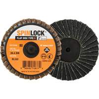 Disque &agrave; lamelles SPINLOCK, 2" x Grain 40, Oxyde d'aluminium PB Rental Co. Ltd.