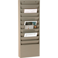 Literature Storage Racks, Stationary, 11 Slots, Steel, 13-1/4" W x 4-1/8" D x 36" H PB Rental Co. Ltd.