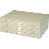 Classeurs en acier pour plans, 5 Tiroirs, 53-3/8" la x 41-3/8" p x 16-1/2" h PB Rental Co. Ltd.