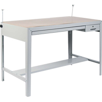 Precision Drafting Table Base, 56-3/8" W x Grey PB Rental Co. Ltd.