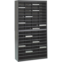 Casiers pour documentation &agrave; service intensif, Stationnaire, 72 fentes, Acier, 37-1/2" la x 12-3/4" p x 71" h PB Rental Co. Ltd.