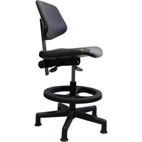 Si&egrave;ges ergonomiques, Polyur&eacute;thane, Noir, Capacit&eacute; 250 lb PB Rental Co. Ltd.