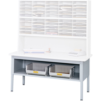 Mobilier E-Z Sort pour la salle du courrier- Tables de tri avec tablette-Dessus de table, 60" la x 28" p x 36" h, Stratifi&eacute; PB Rental Co. Ltd.