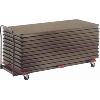 Flat Stacking Table Caddies, 74" W x 31.25" D x 36.25" H PB Rental Co. Ltd.