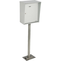 Collecting Boxes, Pedestal -Mounted, 21" x 12-7/8", Aluminum PB Rental Co. Ltd.