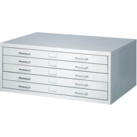 FacilTM Flat File Cabinets, 5 Drawers, 40" W x 26" D x 16-3/8" H PB Rental Co. Ltd.