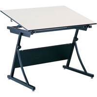 PlanMaster Height-Adjustable Drafting Table, 43" W x 29-1/2" - 37-1/2" H, Black PB Rental Co. Ltd.