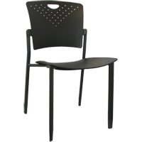 Chaises empilables MaxX StaxX, Polypropyl&egrave;ne, Hauteur 17-1/4", Capacit&eacute; 275 lb, Noir PB Rental Co. Ltd.