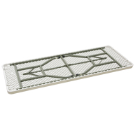 Table pliante, Rectangulaire, 72" l x 30" la, Poly&eacute;thyl&egrave;ne, Blanc PB Rental Co. Ltd.