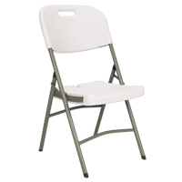 Folding Chairs, Polyethylene, White, 350 lbs. Weight Capacity PB Rental Co. Ltd.