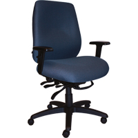 Cierra Heavy Duty Ergonomic Chairs, Fabric, Blue, 400 lbs. Capacity PB Rental Co. Ltd.