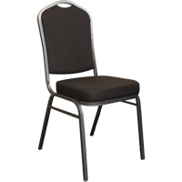 Chaises empilables, Tissu, Hauteur 37", Capacit&eacute; 275 lb, Noir PB Rental Co. Ltd.