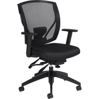 Multi-Tilter Arm Chairs, Fabric, Black, 300 lbs. Capacity PB Rental Co. Ltd.