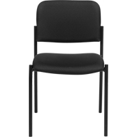 Chaises sans accoudoirs empilables, Tissu, Hauteur 32", Capacit&eacute; 300 lb, Noir PB Rental Co. Ltd.