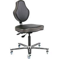 Vega Multi-Tilt Ergonomic Chair, Mobile, Adjustable, Vinyl Seat, Black/Grey PB Rental Co. Ltd.