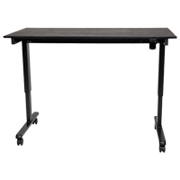 Bureau ajustable pour travail debout, , 45-1/4" h x 29-1/2" p, Noir PB Rental Co. Ltd.