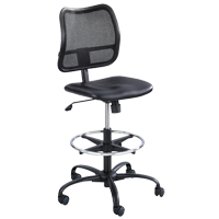 Vue Ergonomic Stool, Vinyl, Black, 250 lbs. Capacity PB Rental Co. Ltd.