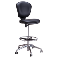 Metro Extended-High Chair, Vinyl, Black, 250 lbs. Capacity PB Rental Co. Ltd.