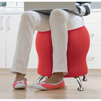 Zenergy Ball Chair, Fabric, Red, 250 lbs. Capacity PB Rental Co. Ltd.
