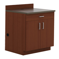 Modular Base Cabinet, Melamine, 39" H x 36" W x 25" D, Mahogany PB Rental Co. Ltd.
